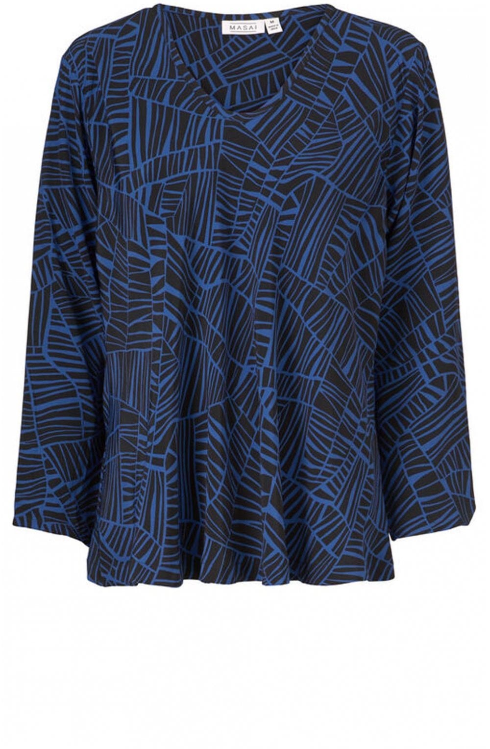 Kala Blue Patterned Top