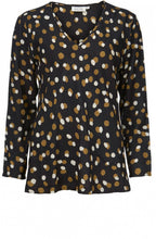 Kala Ginger Spot Print Top