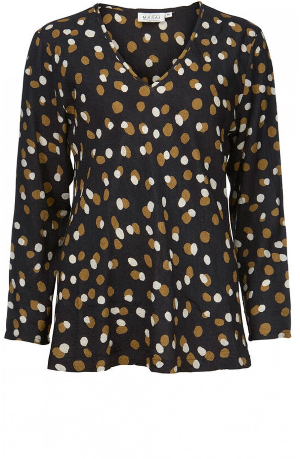 Kala Ginger Spot Print Top