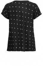 Kallo Black Spot Print Top