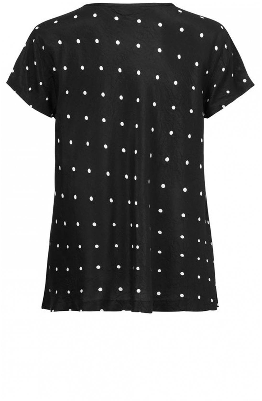 Kallo Black Spot Print Top
