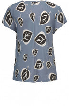 Kallo Bold Leaf Print Top