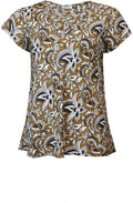 Kallo Bronze Paisley Top