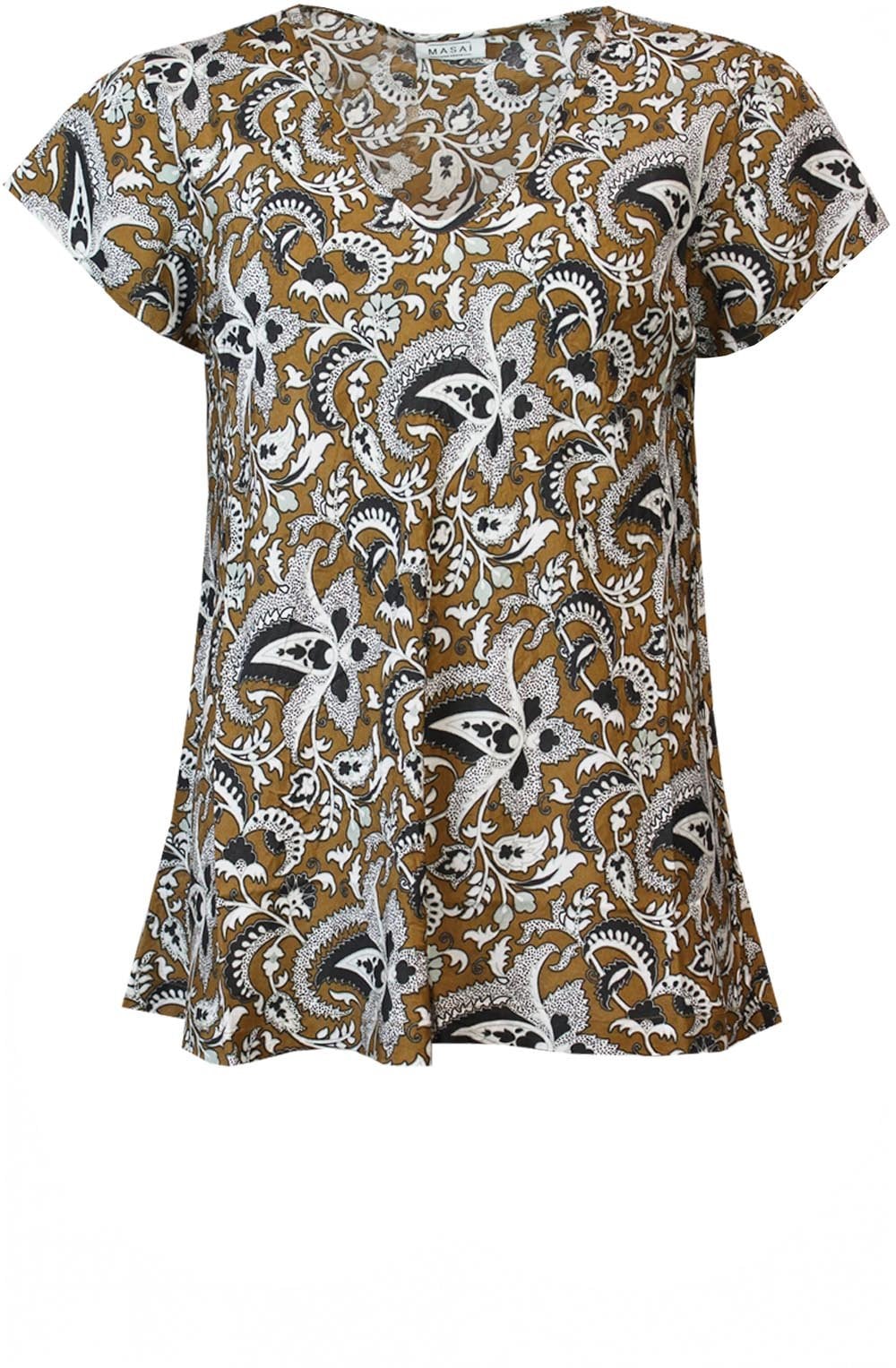 Kallo Bronze Paisley Top