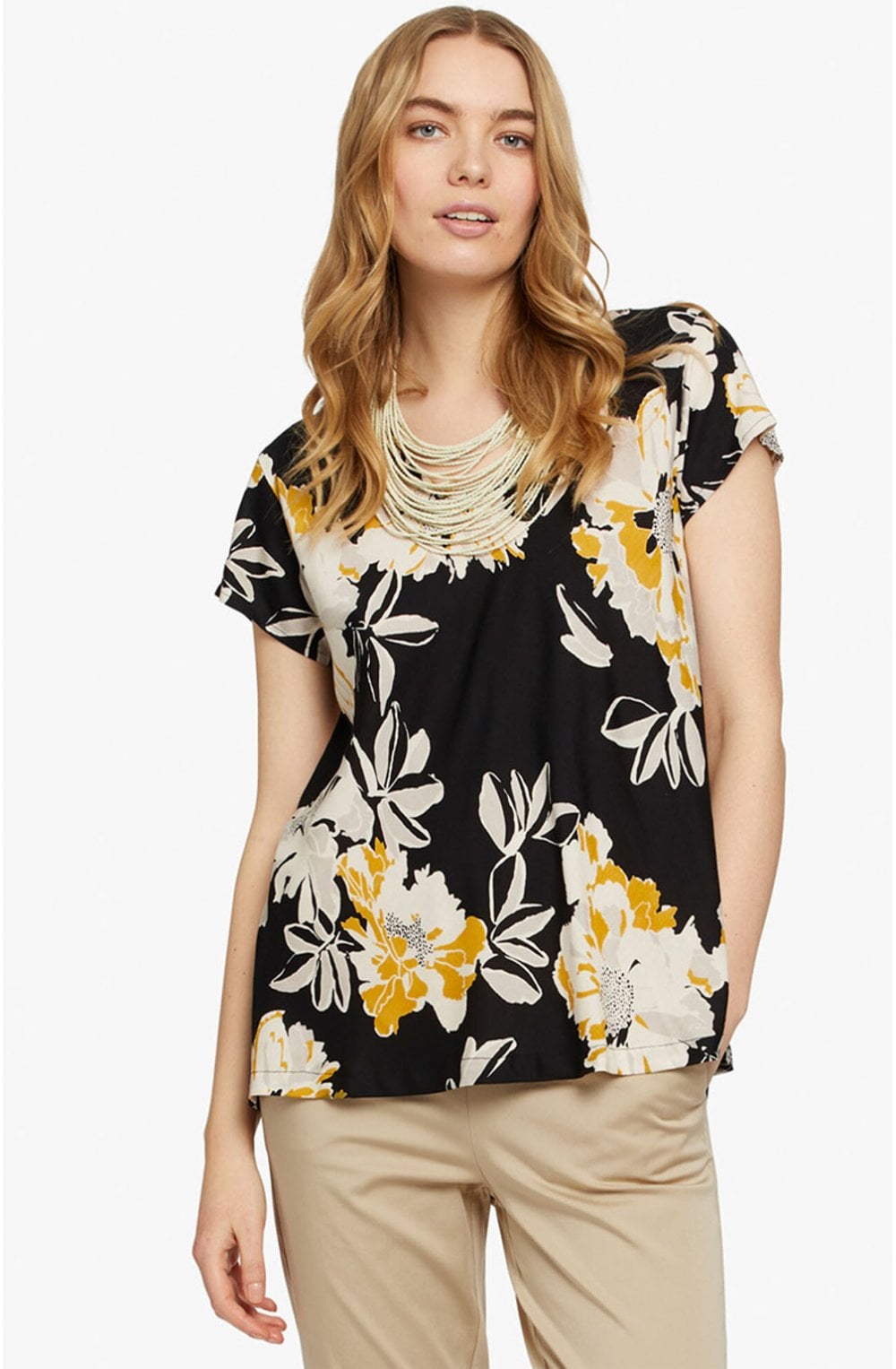 Kallo Floral Print Top