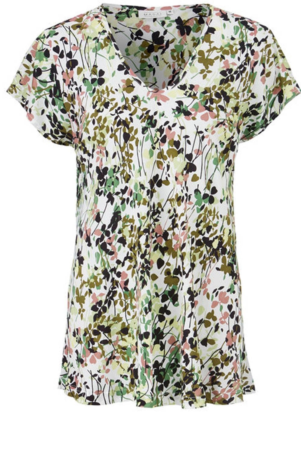 Kallo Green Patterned Top