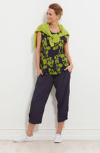 Kari Lime Original Floral Top