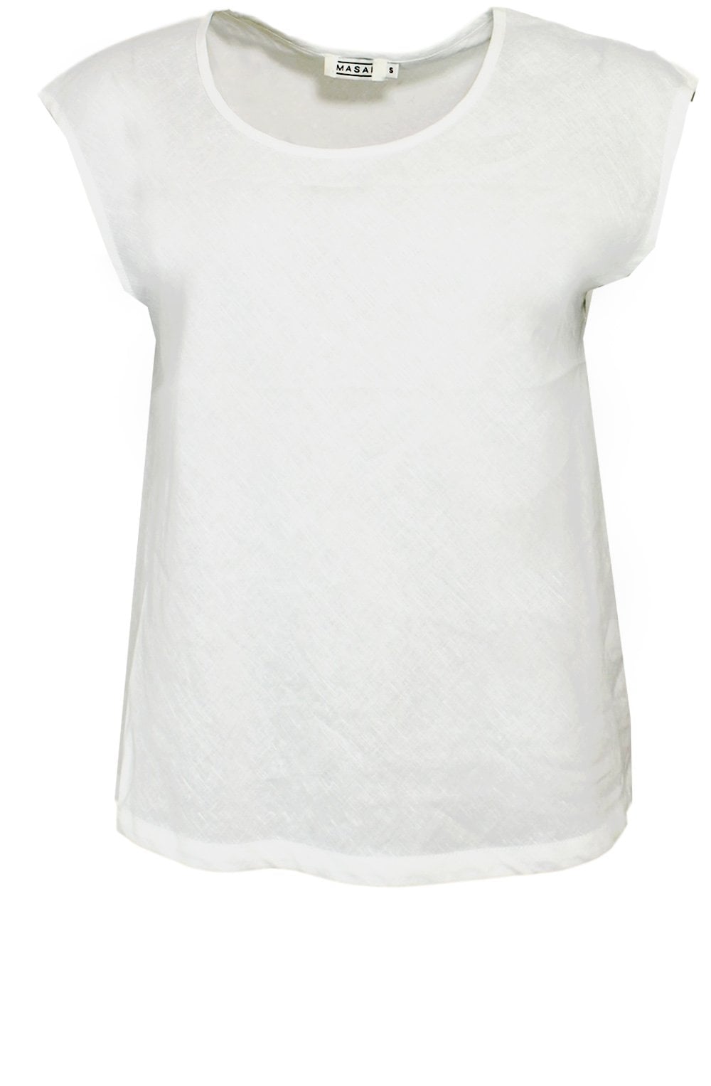 Kari white sleeveless Top