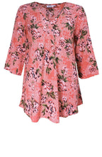 Kata Blush Foral Print Top