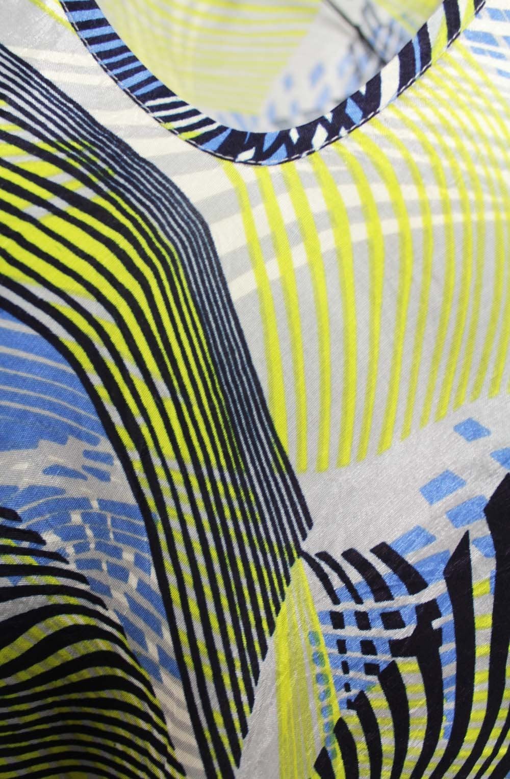 Kata Lime Patterned Top