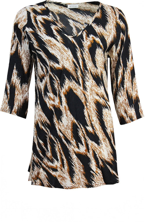 Kata Monks Robe Bark Print Top