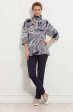 Kata Navy Original Patterned Top