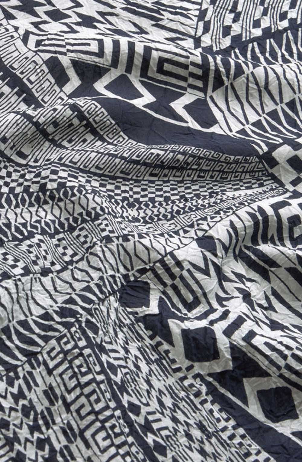 Kata Navy Original Patterned Top