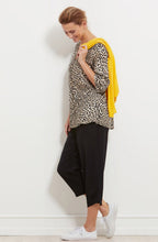 Kata Sand Org Animal Print Top