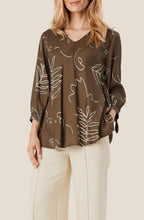 Katasi Crocodile Abstract Print Blouse