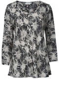 Kay flower patterned top