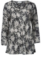 Kay flower patterned top