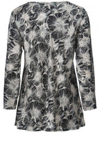 Kay flower patterned top