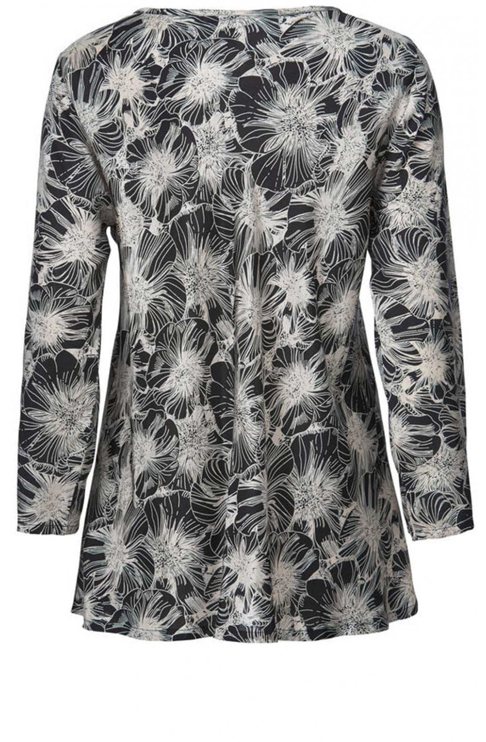 Kay flower patterned top