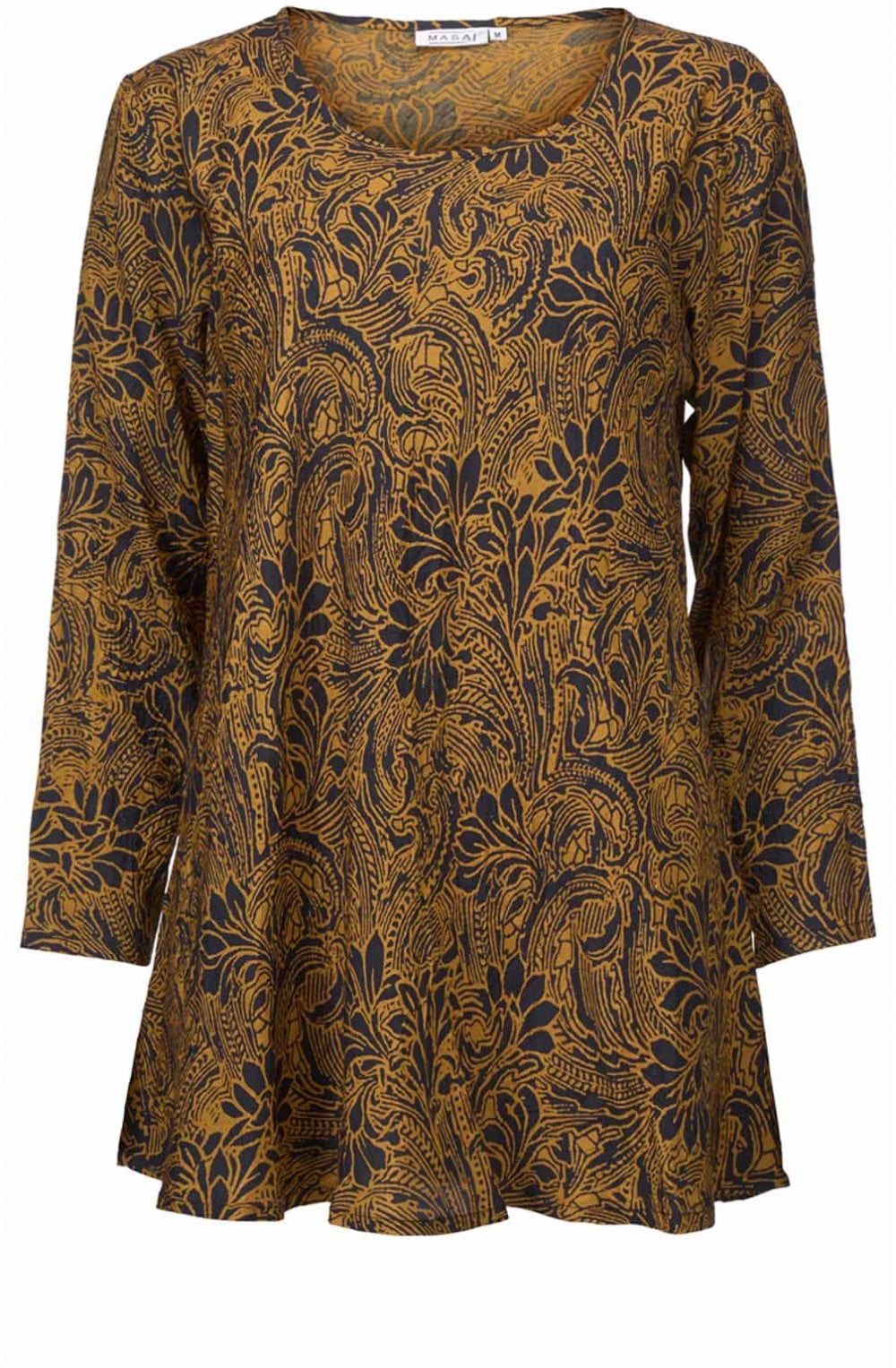 Kay Ginger Patterned Top