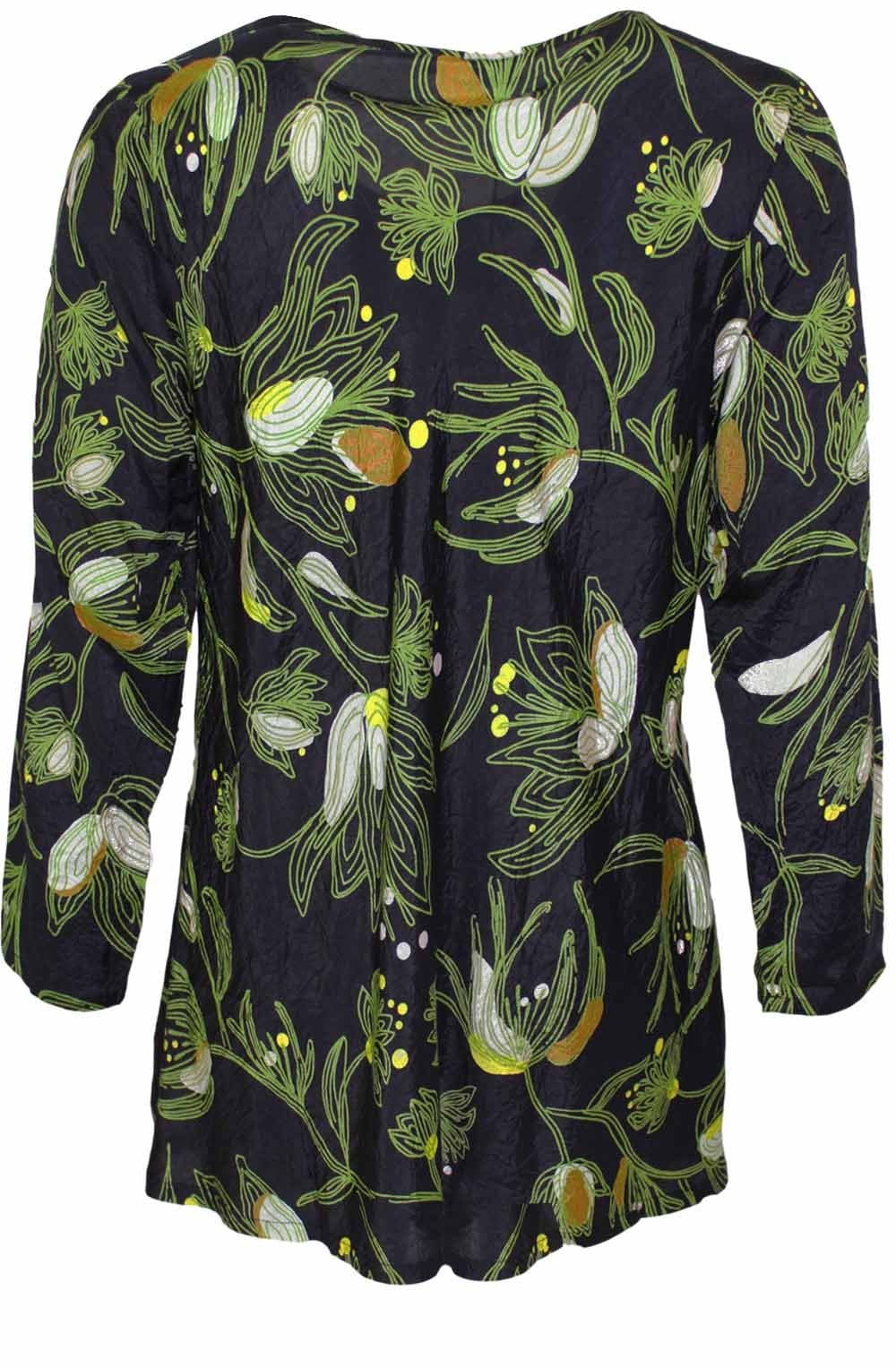 Kay Green Floral Print Top