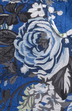 Kaza Greek Blue Floral Top