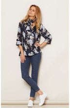 Kia Blue Floral Print Top