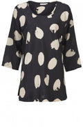 Kia Bold Spot Print Top