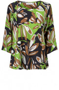 Kia Peridot Patterned Top