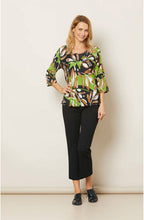 Kia Peridot Patterned Top