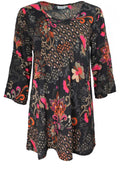 Kiwi Orange Patterned Top