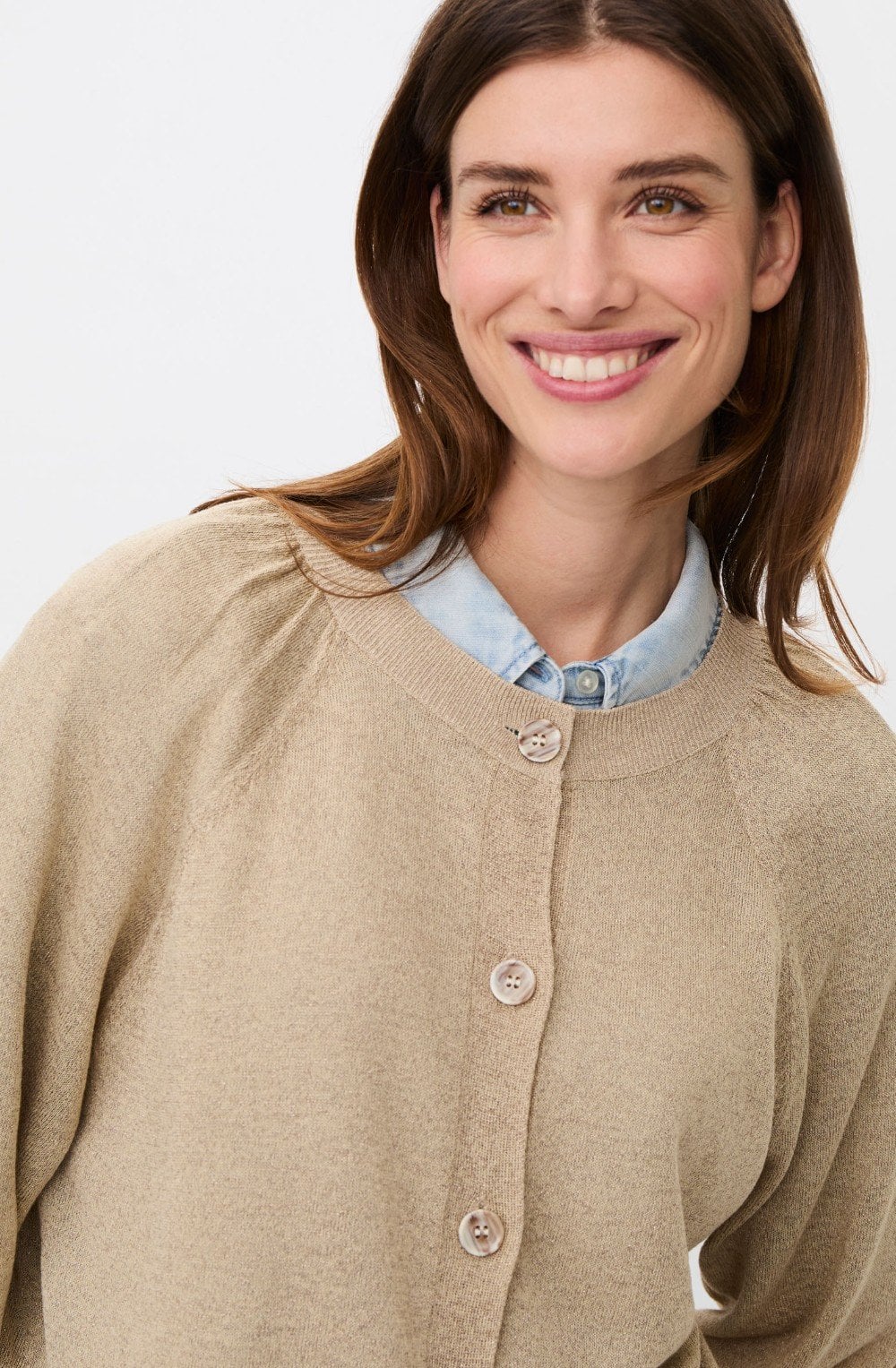 Lakker Super Fine Knit Wind Chime Shimmer Cardigan