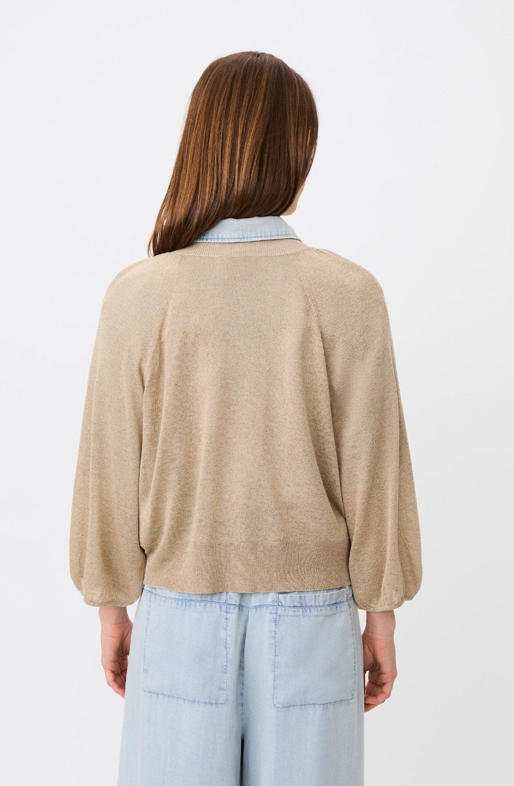 Lakker Super Fine Knit Wind Chime Shimmer Cardigan