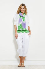 Laksi White Knit Cardigan