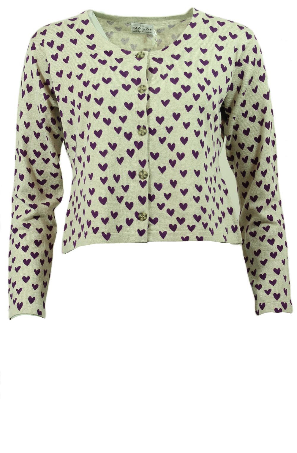 Leeann Cardigan Violet Hearts