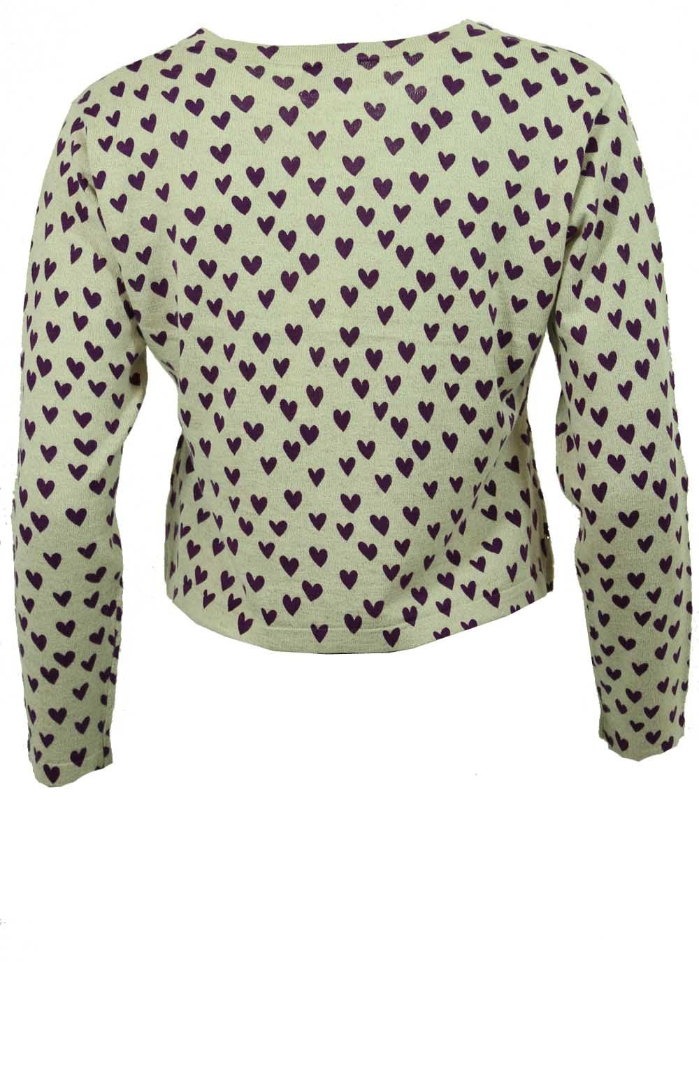 Leeann Cardigan Violet Hearts