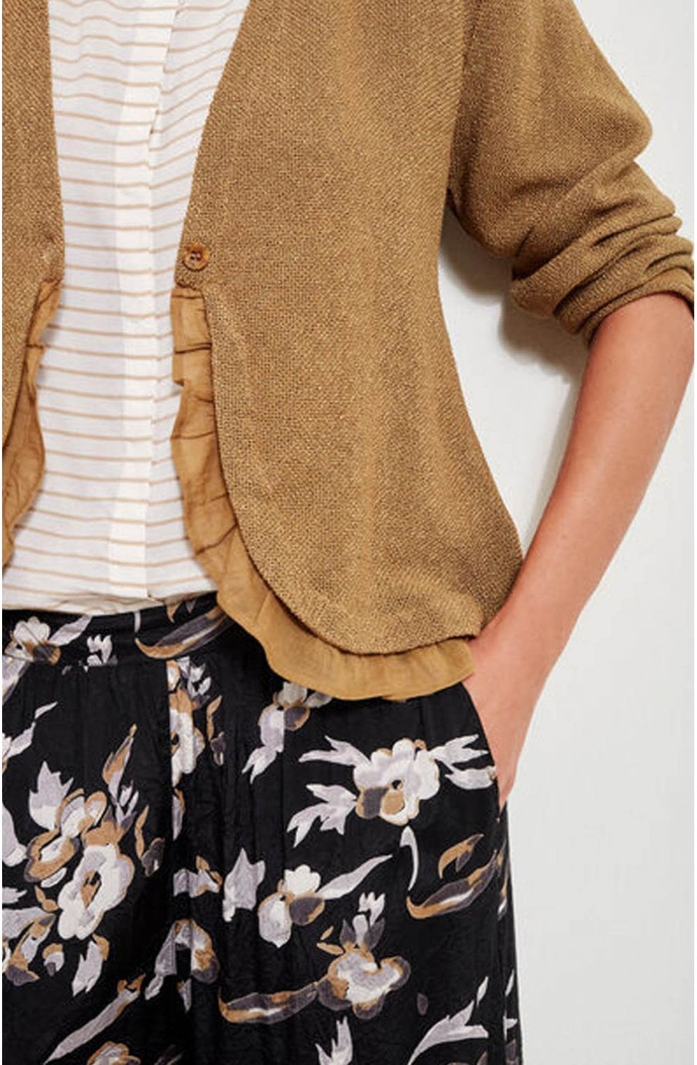 Lenelle Woven Knit Jacket