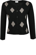 Lenka Diamond Print Cardigan
