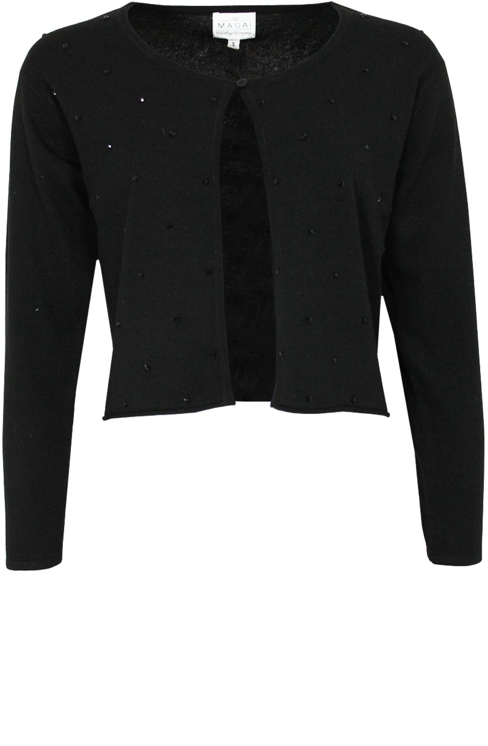 Leone Rhinestone Detail Cardigan