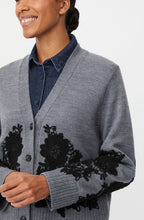 Leviane Misty Grey Lace Overlay Cardigan