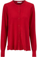 Liana Chilli Pepper Sparkle Back Cardigan