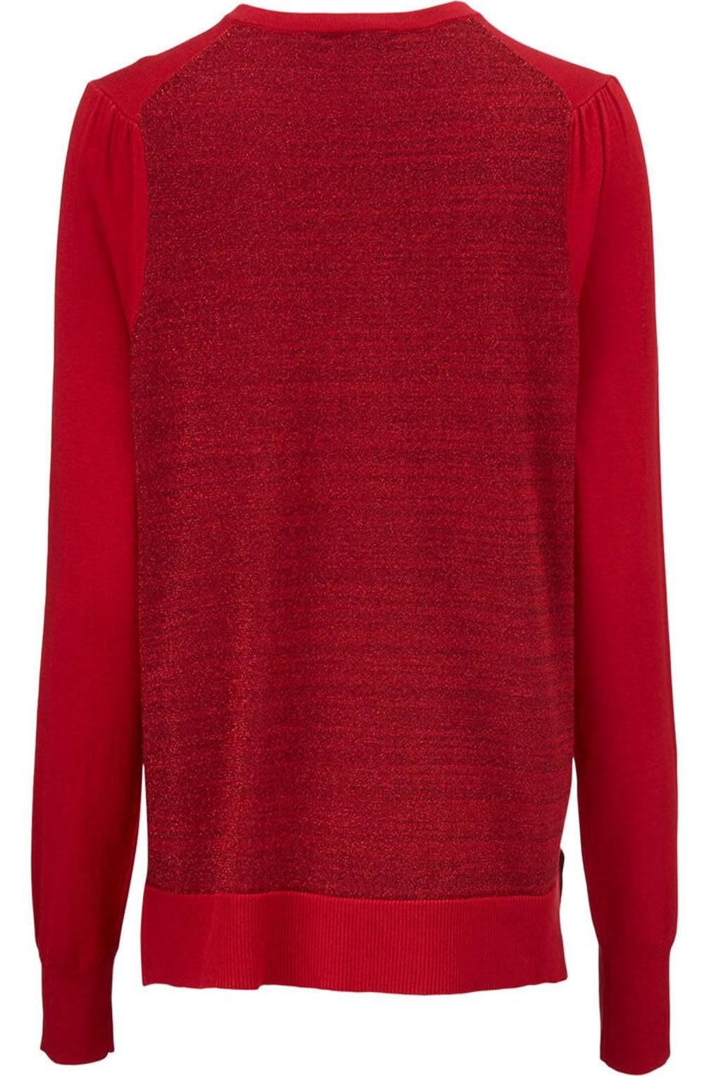 Liana Chilli Pepper Sparkle Back Cardigan