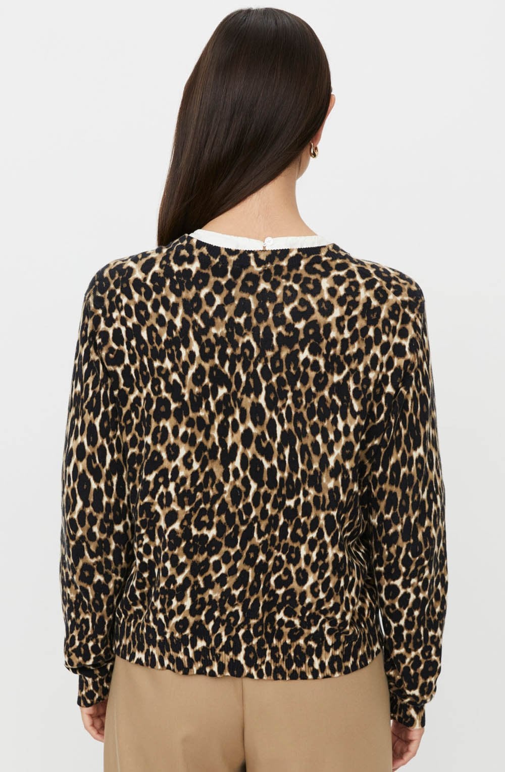 Lika Incense Animal Print Cardigan
