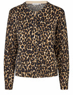 Lika Incense Animal Print Cardigan