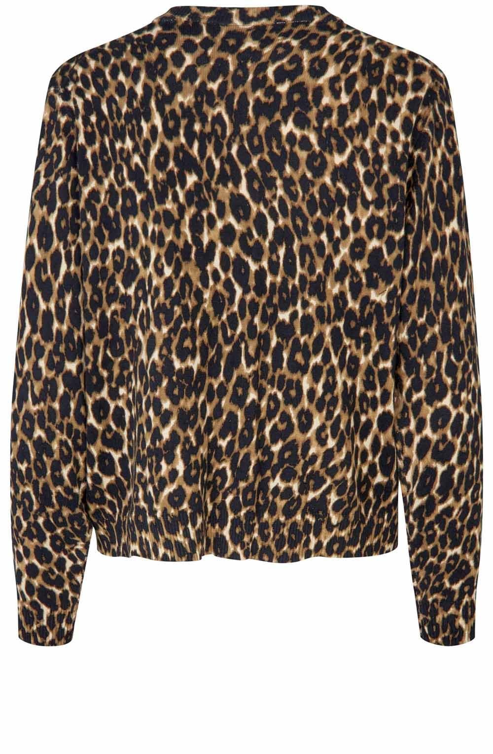 Lika Incense Animal Print Cardigan