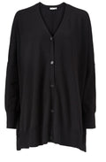Lina Extra Oversized Black Cardigan