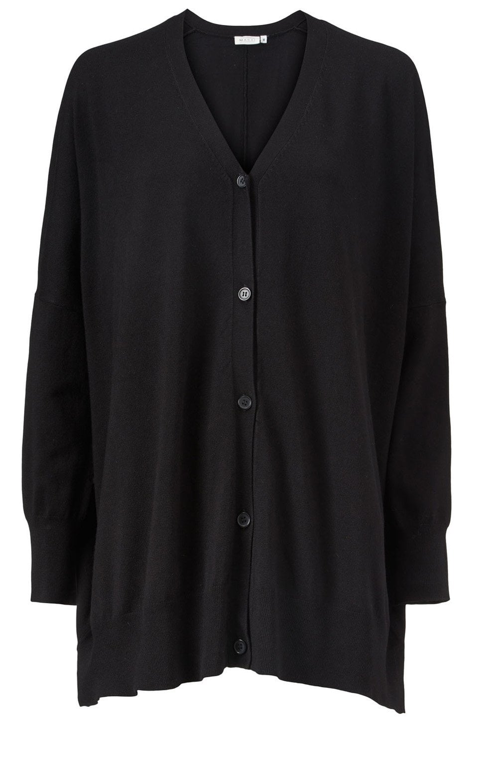 Lina Extra Oversized Black Cardigan