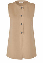 Linbine Incense Fitted Longline Waistcoat