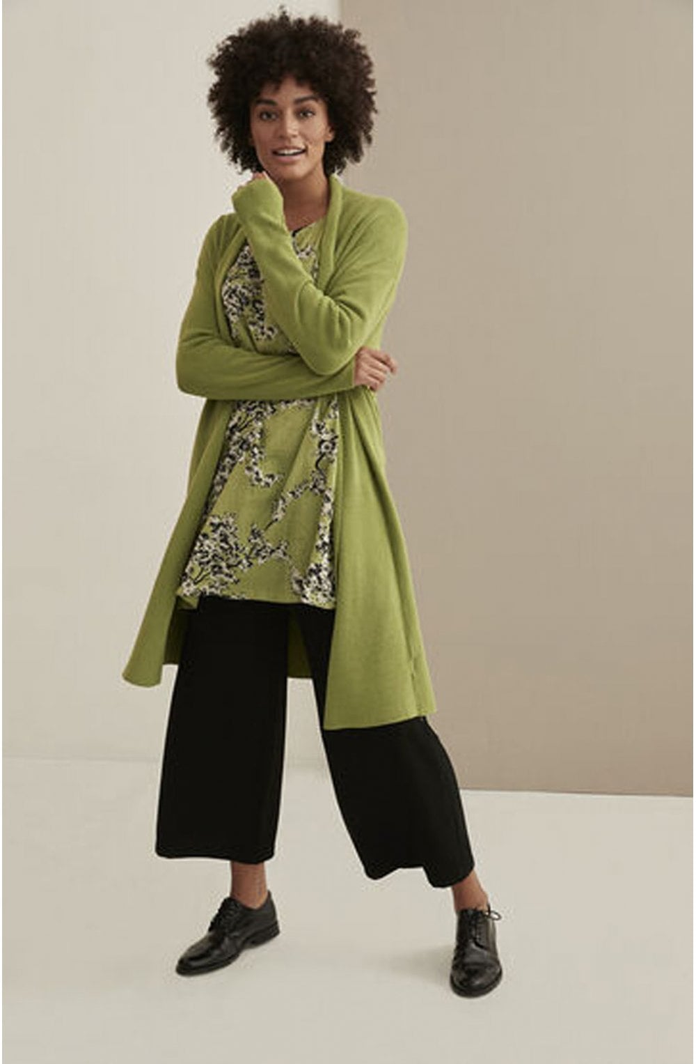 Lisa Peridot Knit Cardigan