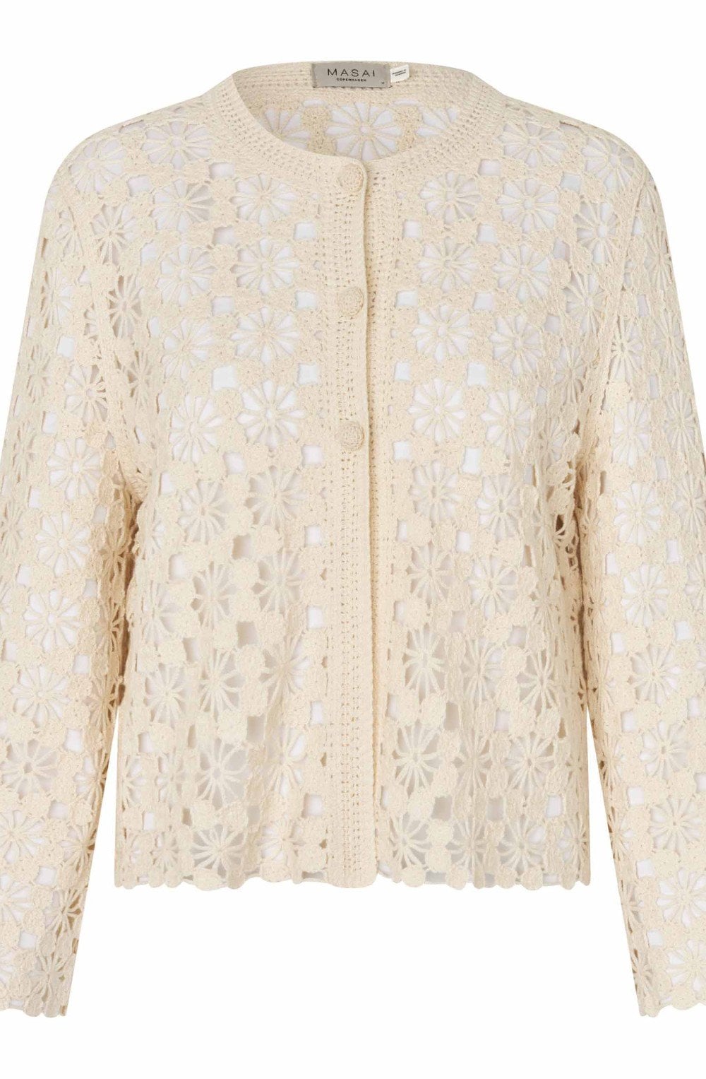 Littalis Fog Crochet Cardigan